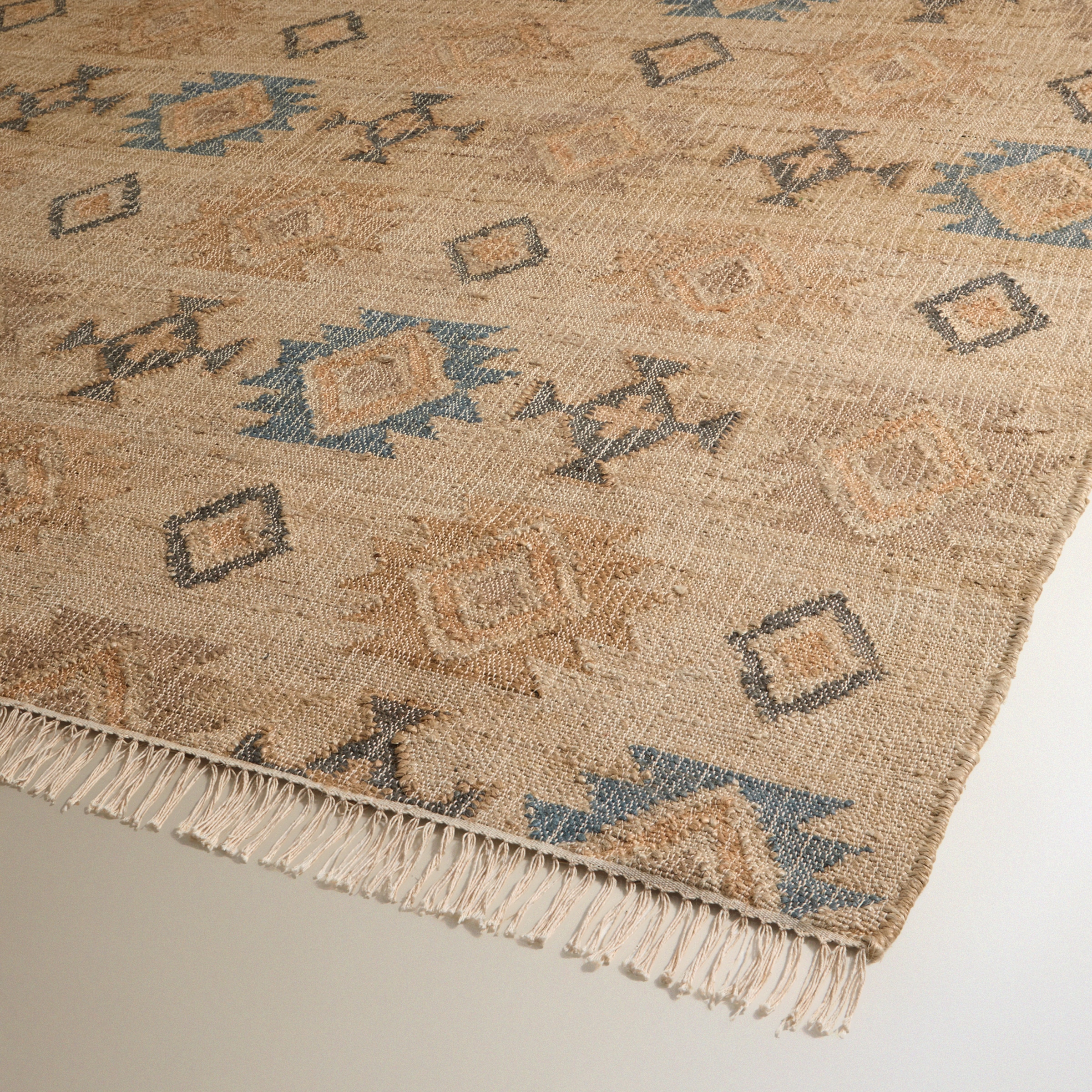 Alfombra kilim de yute Usak - Crudo 200 x 300 cm Crudo-3