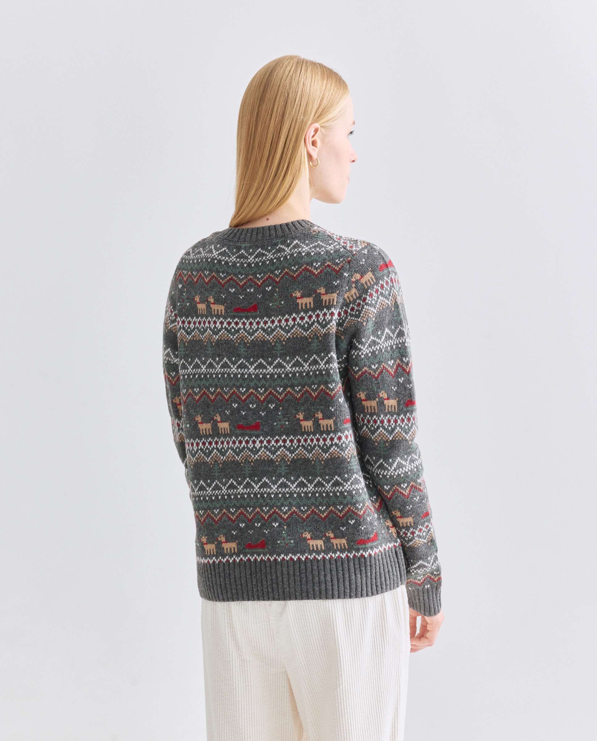 Jersey de mujer navideño Multicolor-3