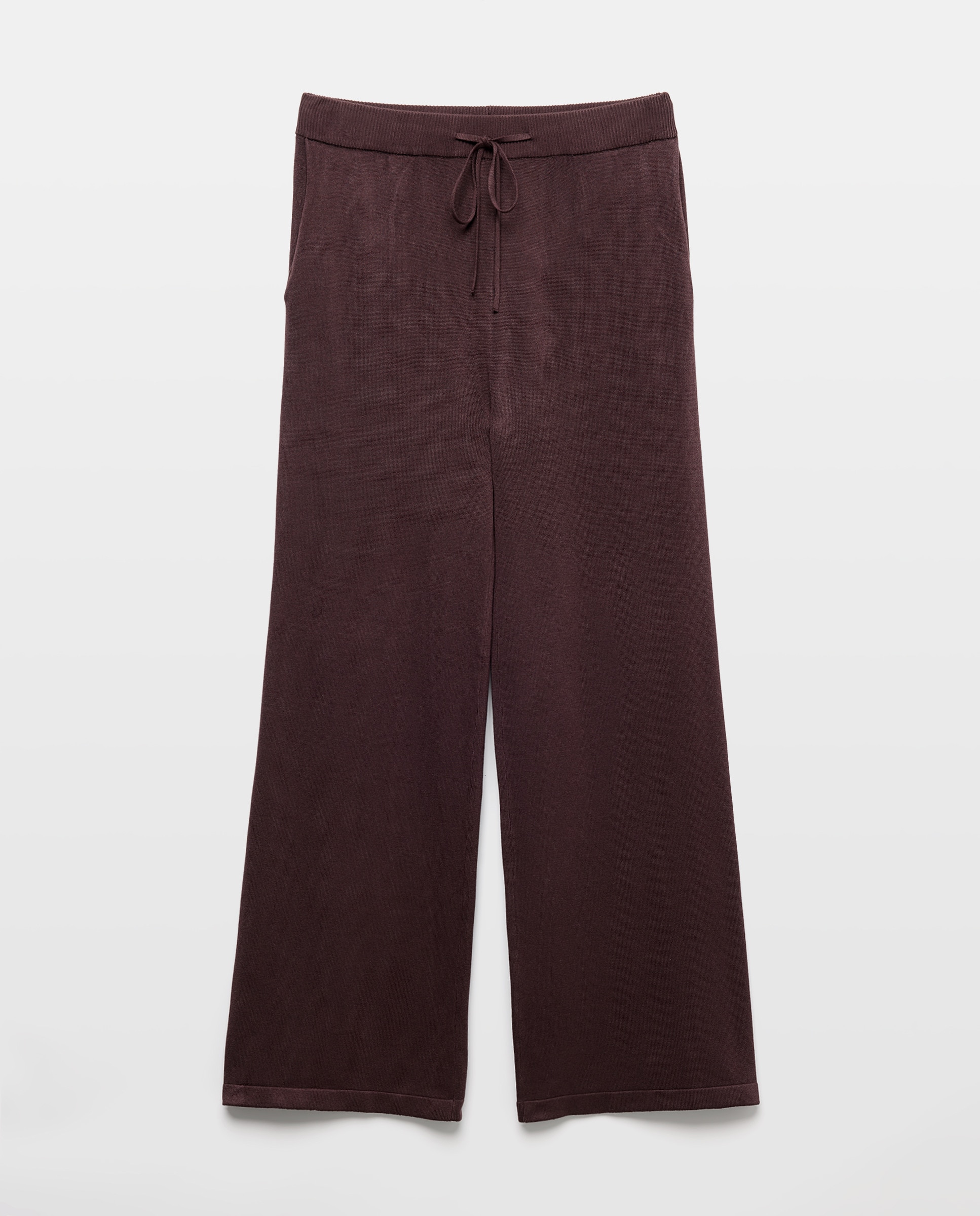 Pantalón de mujer de punto Chocolate-4