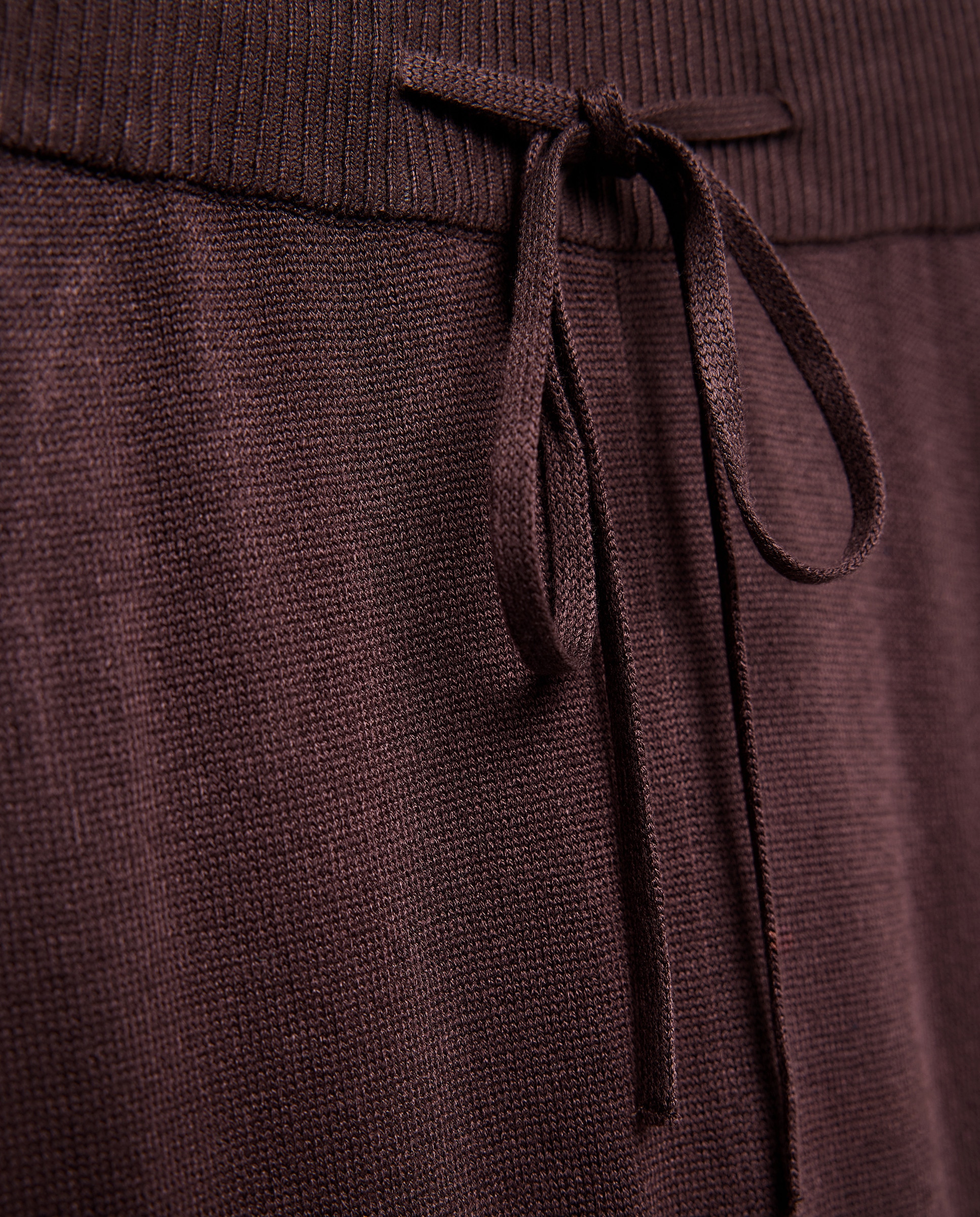 Pantalón de mujer de punto Chocolate-5