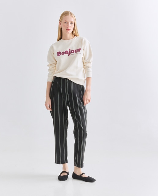 Imagen 0 de Pantalón de mujer sastrero de rayas