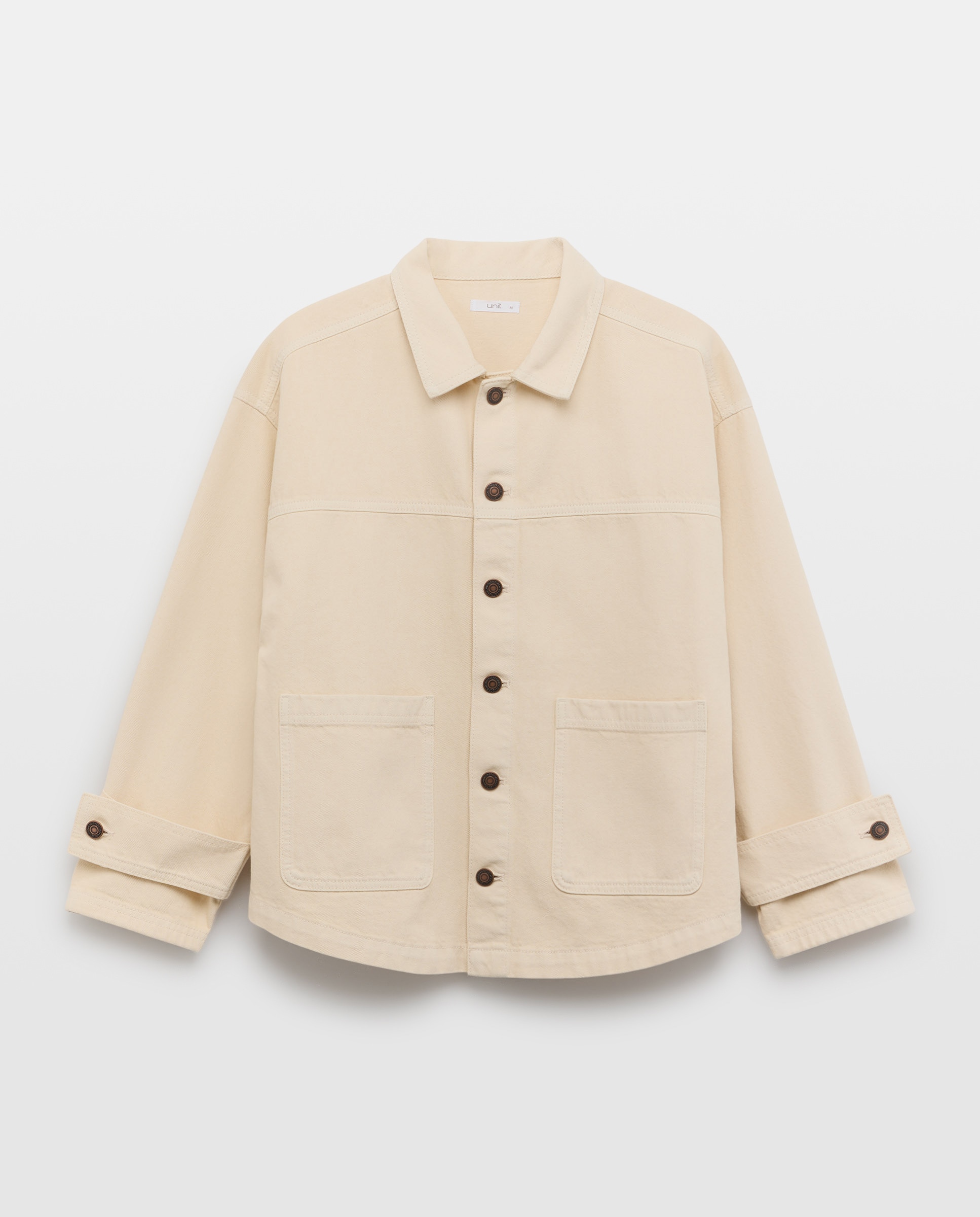 Chaqueta de mujer de algodón total look Multicolor-4