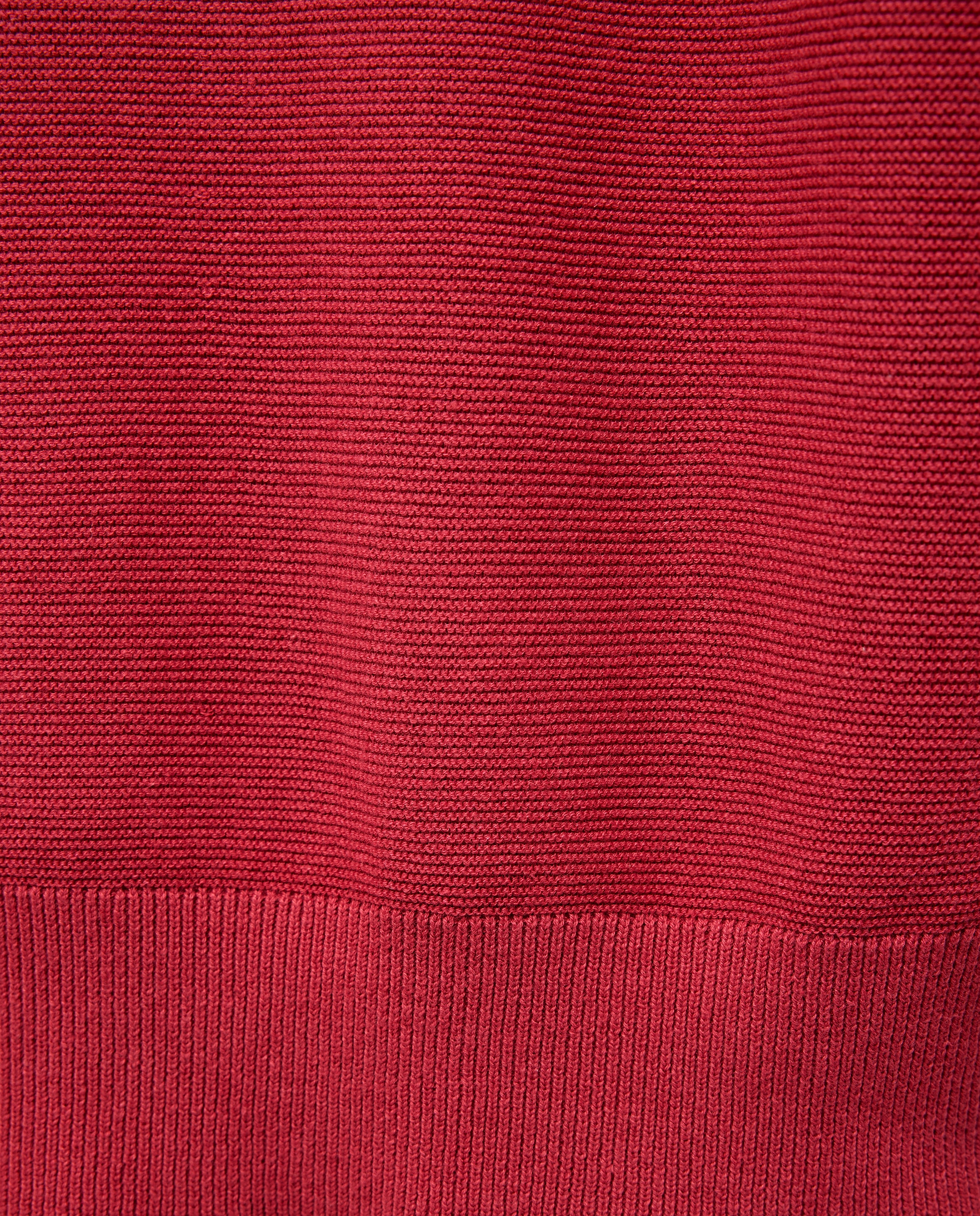 Jersey de mujer básico cuello pico 230 Rosa oscuro-5