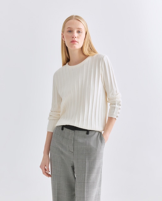 Imagem 0 de Camisola de malha lisa com manga comprida