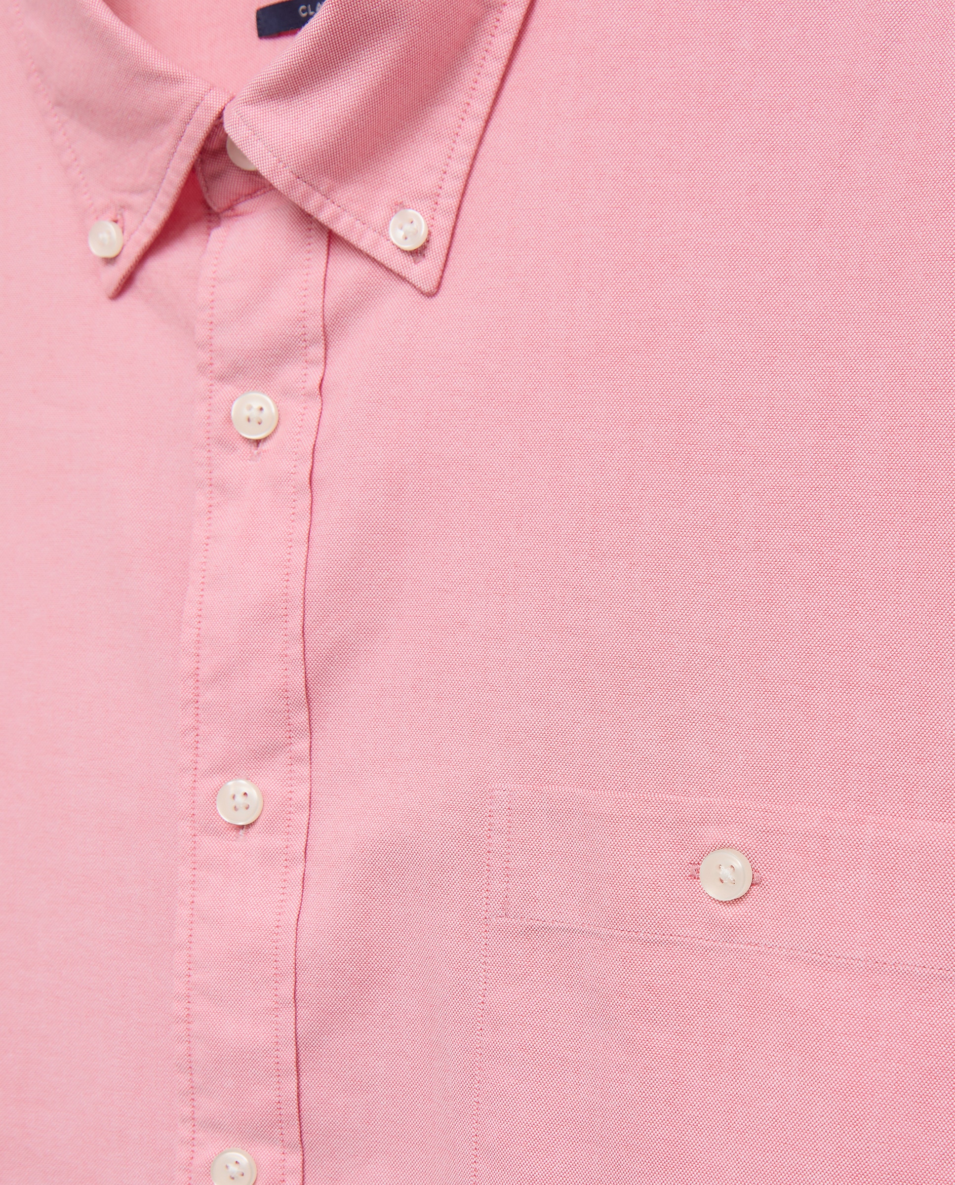 Camisa Casual Tamanhos Grandes Oxford Lisa Classic Fit Salmão-5