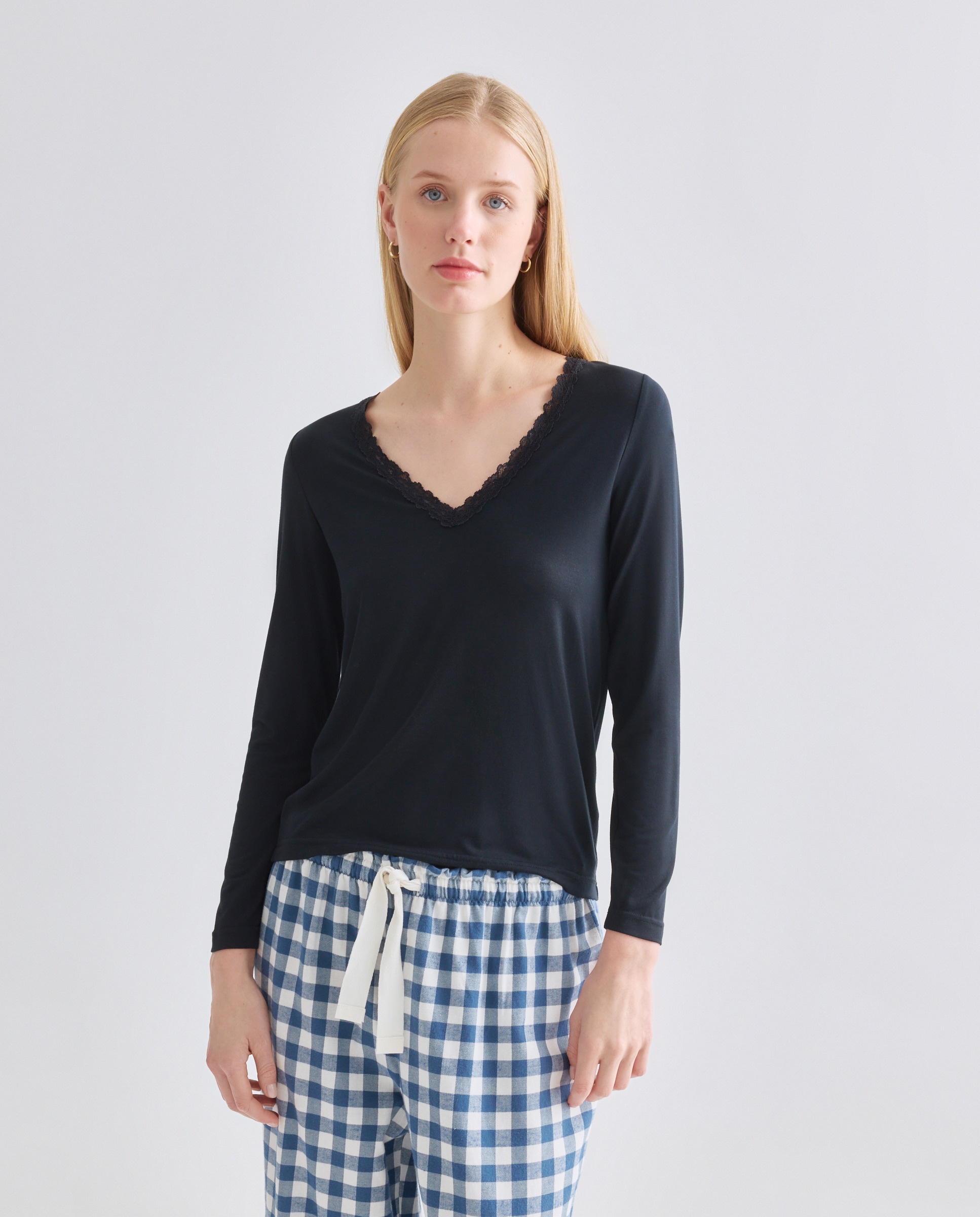 Imagen 0 de Camiseta mujer lace manga larga