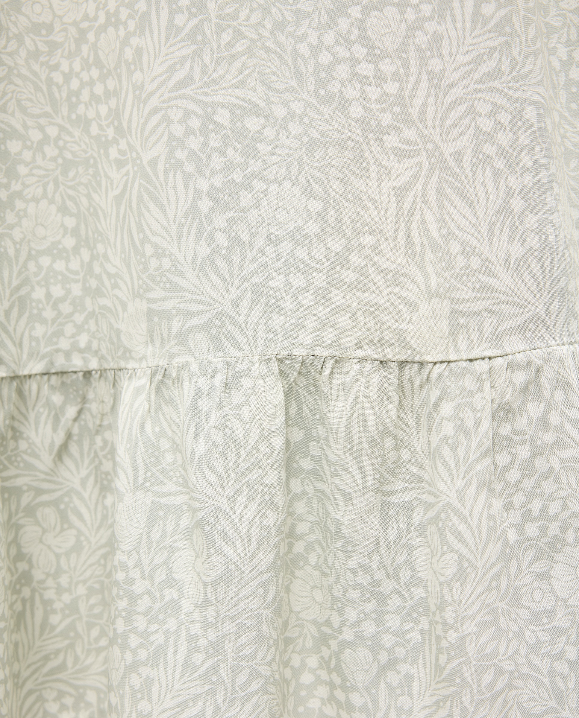 Camisón mujer estampado cuello redondo 582 Verde agua-4