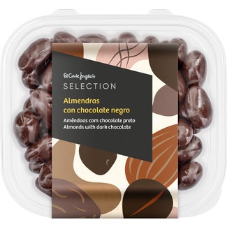 almendras con chocolate negro tarrina 250 g - El Corte Ingles Selection