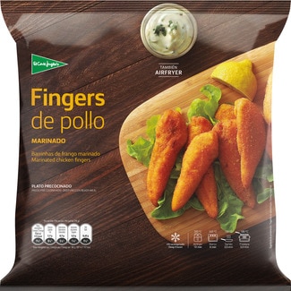 fingers de pollo marinado estuche 400 g - El Corte Ingles