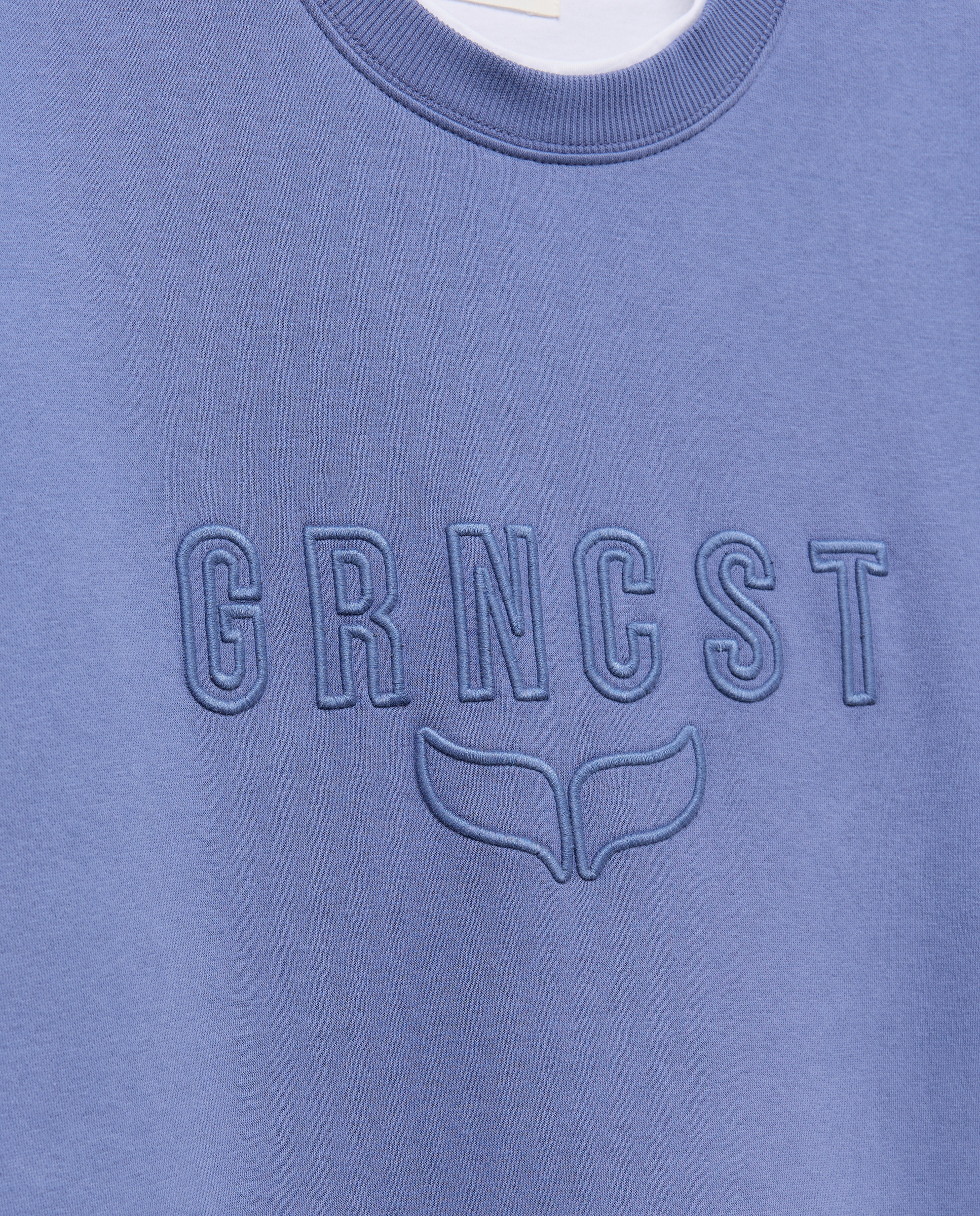 Sweatshirt com Decote Redondo 471 Índigo-6