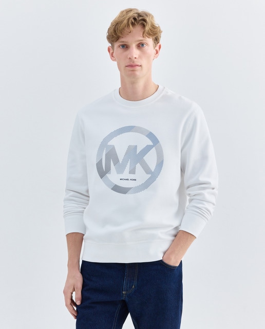 Imagen 0 de Sudadera de hombre cuello caja manga larga con logo frontal