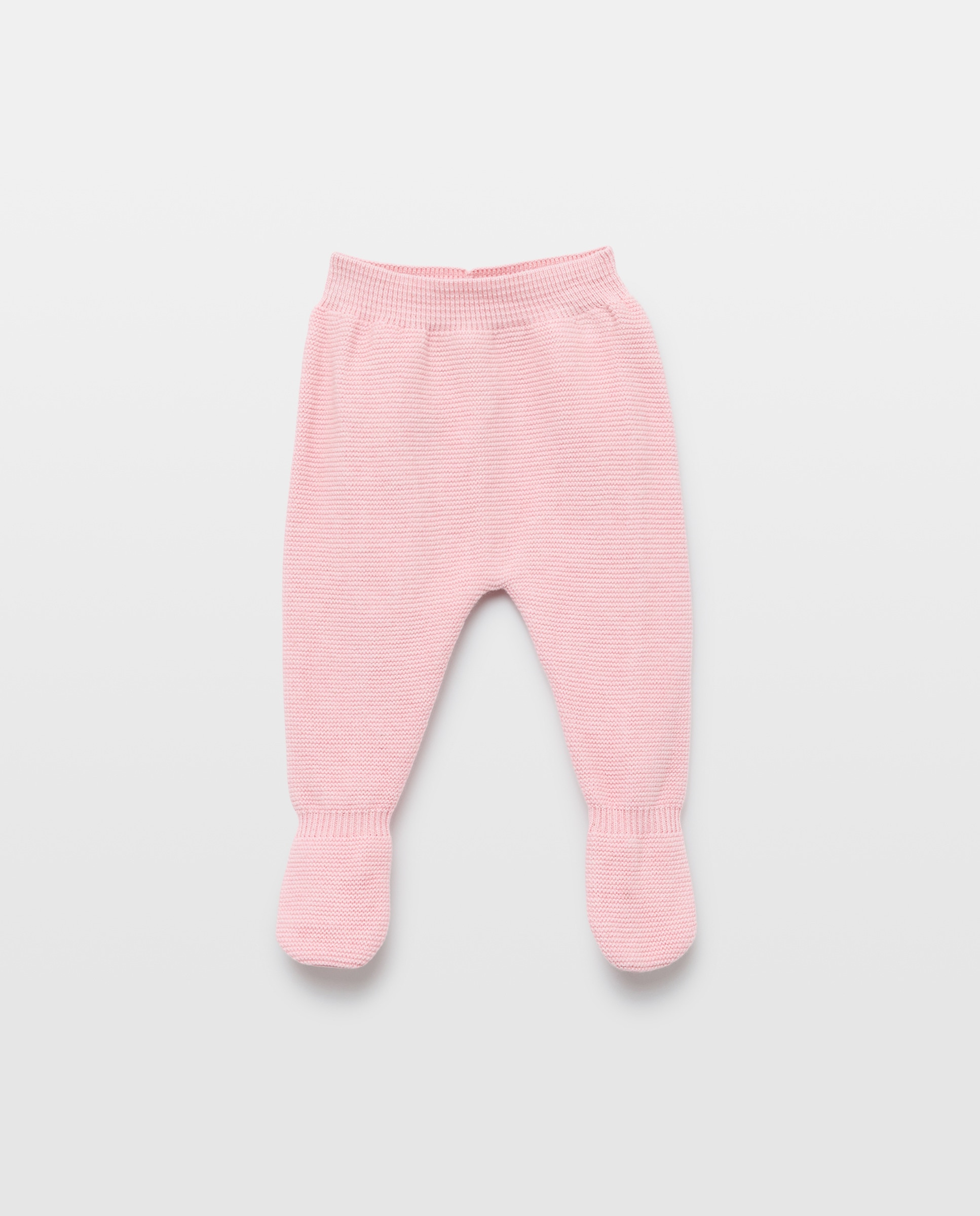Conjunto Cruzado de 2 Peças de Tricot de Bebé com Manga Comprida, Laço e Folho na Parte Inferior Coconut El Corte Inglés 200 Rosa-3