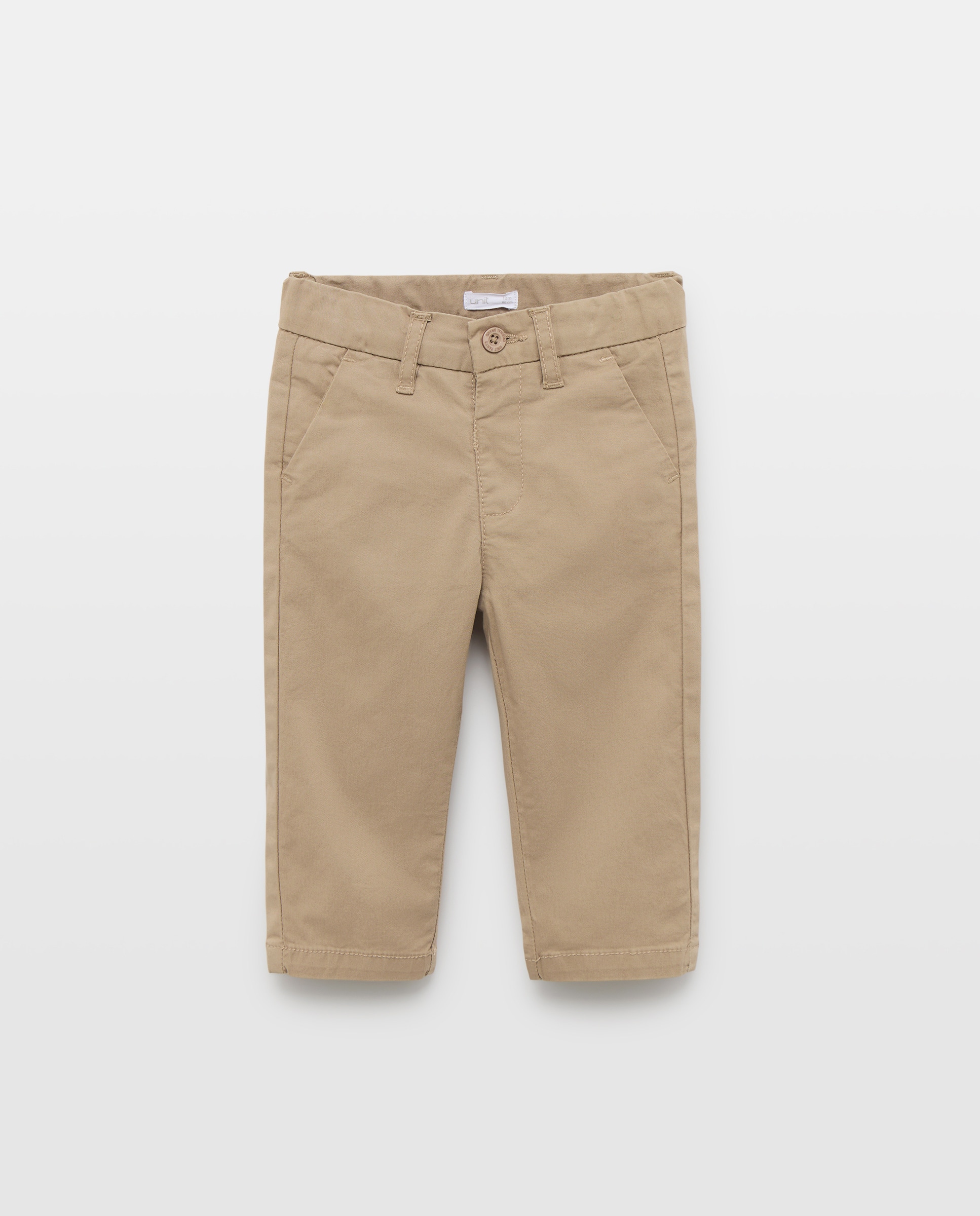Pantalón de bebé chino Beige-1