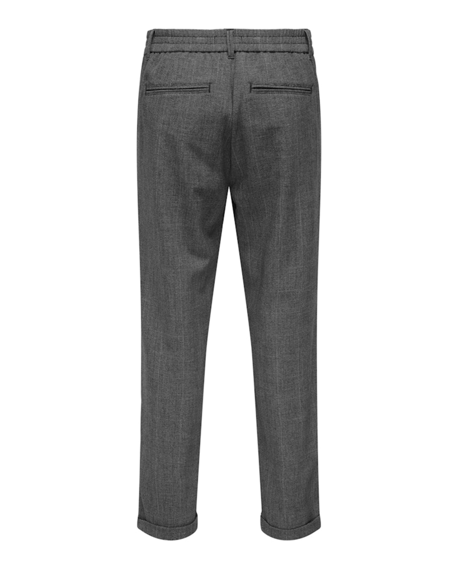 Calças Chino Tapered Fit Preto-2