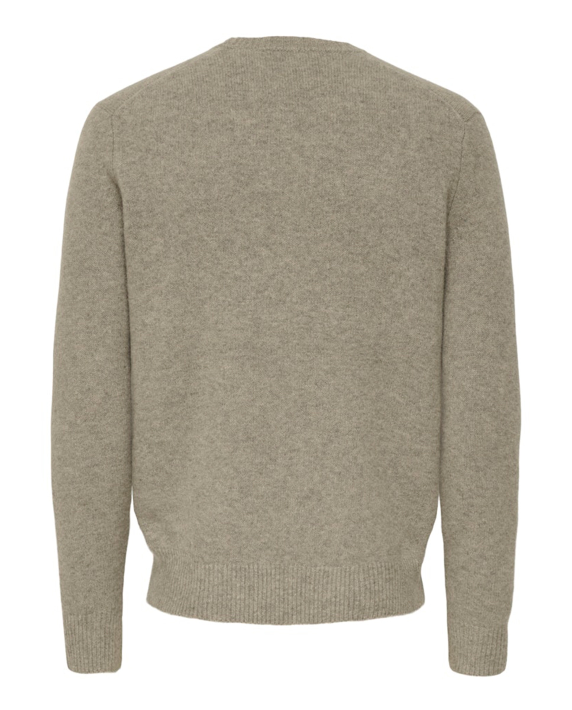 Camisola de Malha Regular Fit Bege-6