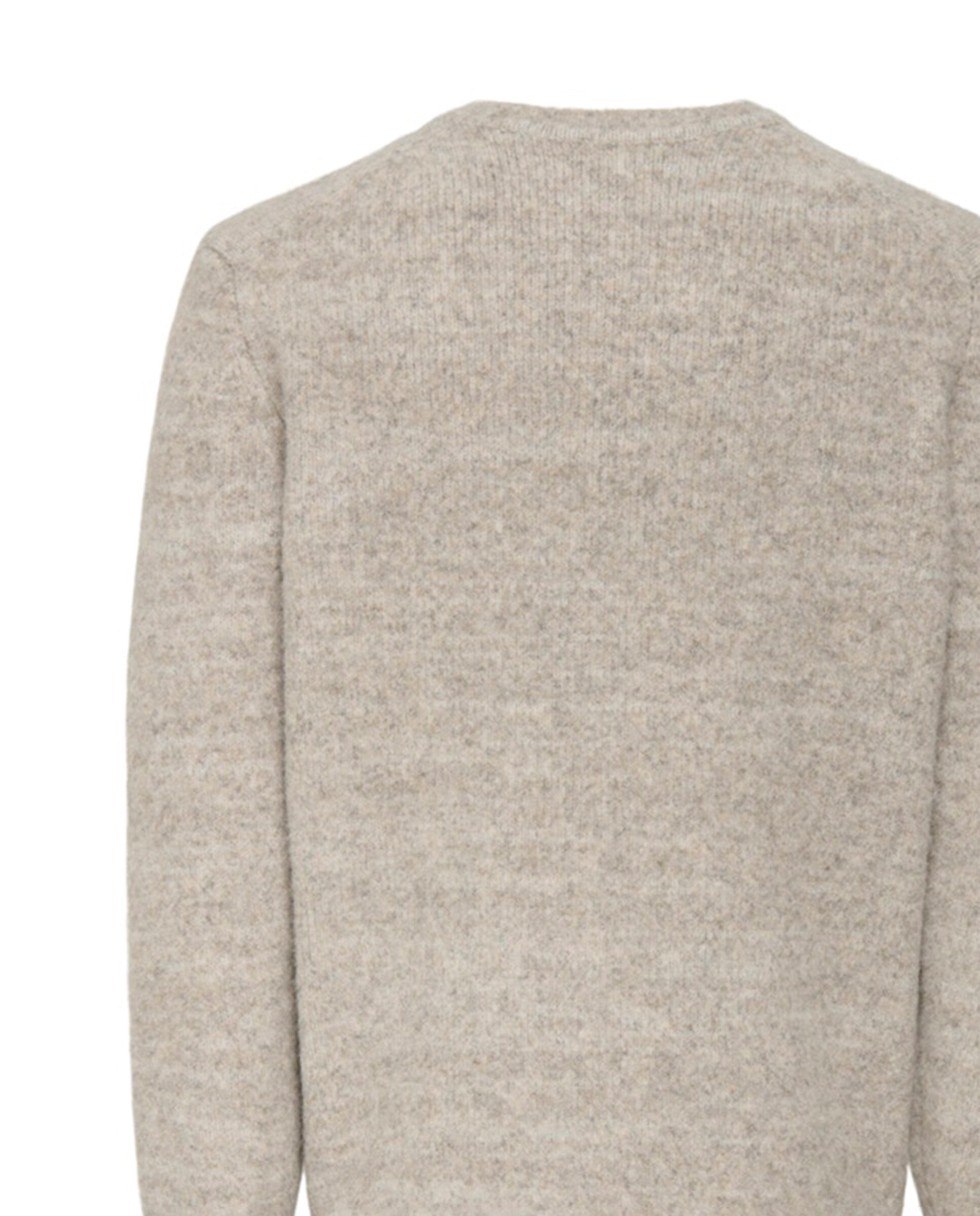 Camisola de Malha Regular Fit Bege-2