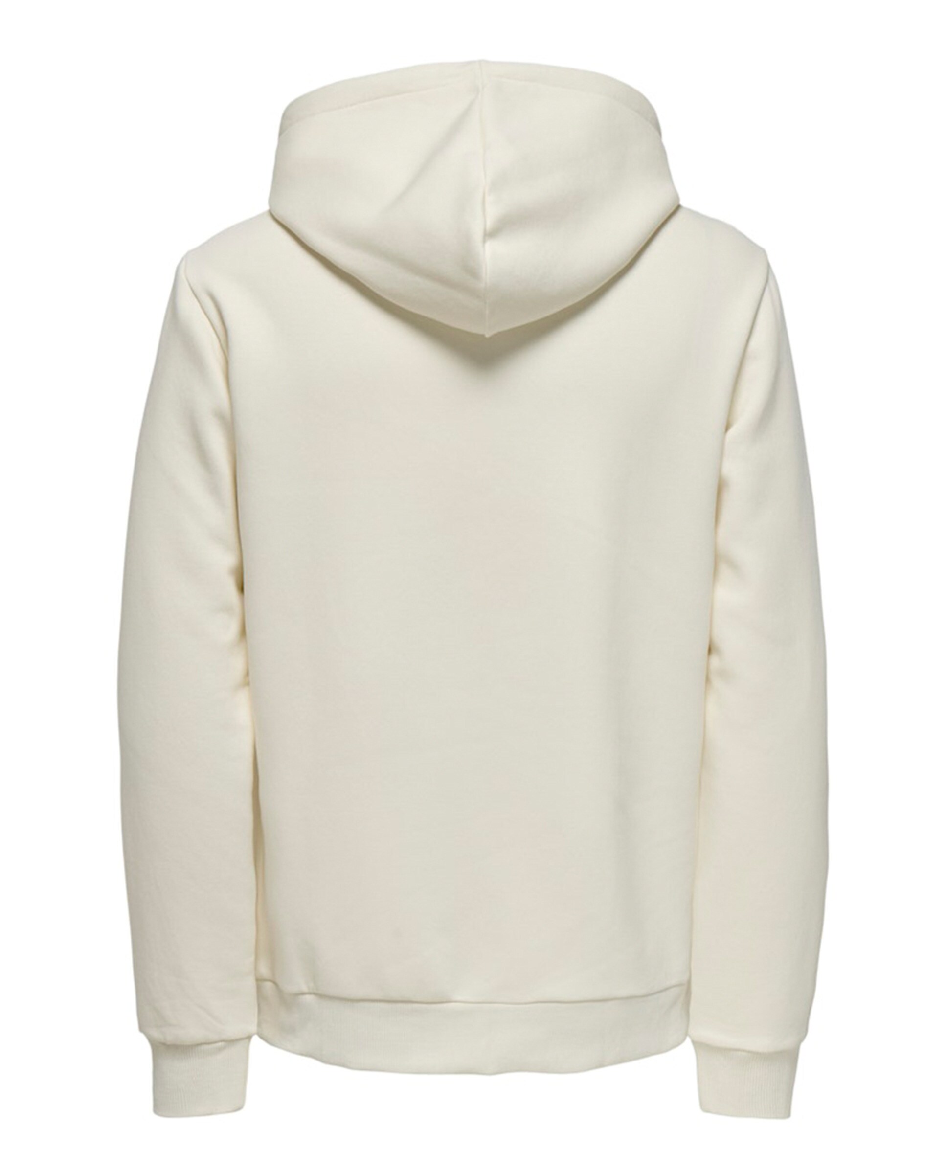 Sweatshirt regular fit com capuz Creme-6