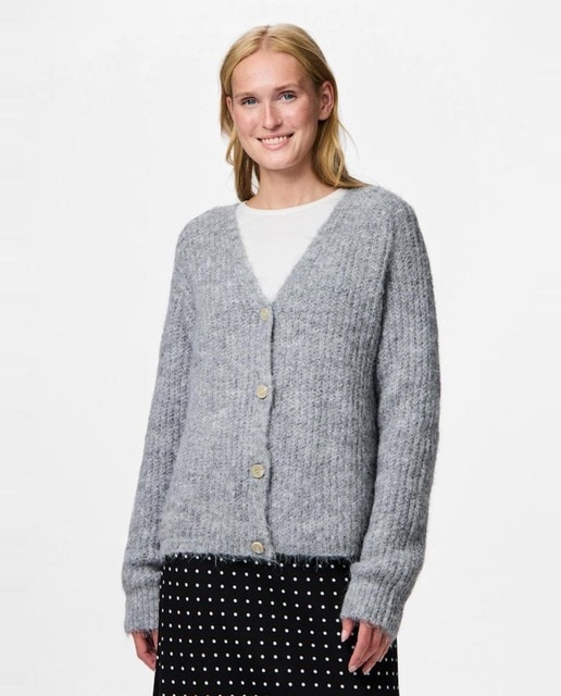 Imagen 0 de Cárdigan de mujer en punto con botones delanteros