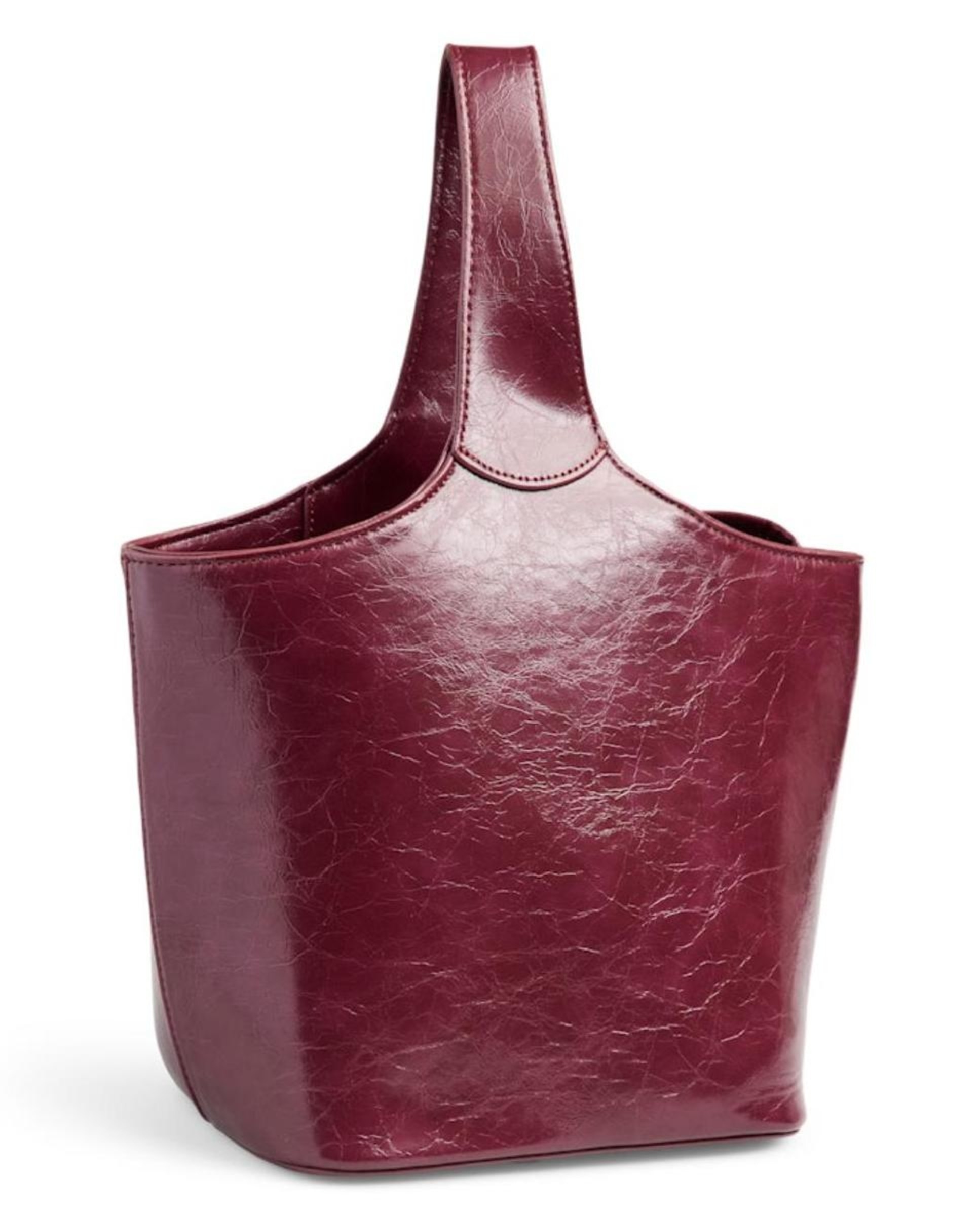 Bolso de polipiel con asa