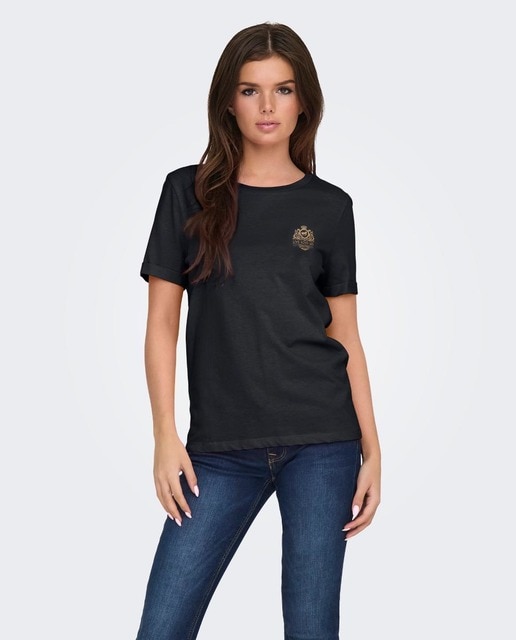 Imagen 0 de Camiseta de mujer 100% algodón de manga corta