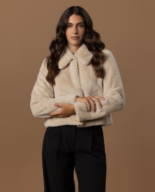 Imagen 0 de Chaqueta de mujer con cuello camisero