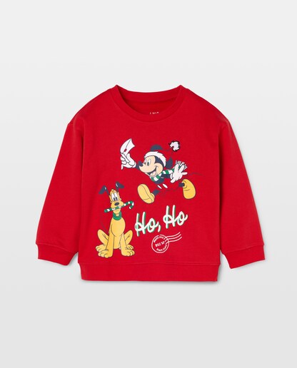 Imagem 0 de Sweatshirt de Gola Redonda e Estampado de Fantasia Mickey Fechada