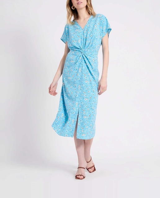 Imagen 0 de Vestido de mujer corte midi y estampado floral