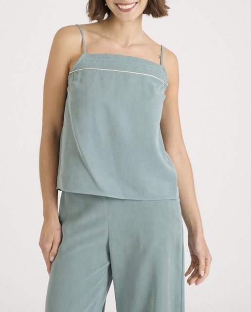 Imagen 0 de Top de mujer con tirantes ajustables y corto
