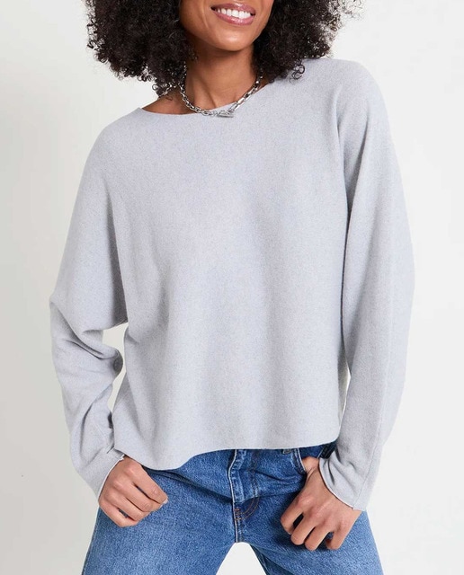 Imagen 0 de Jersey de mujer manga larga y cuello barco