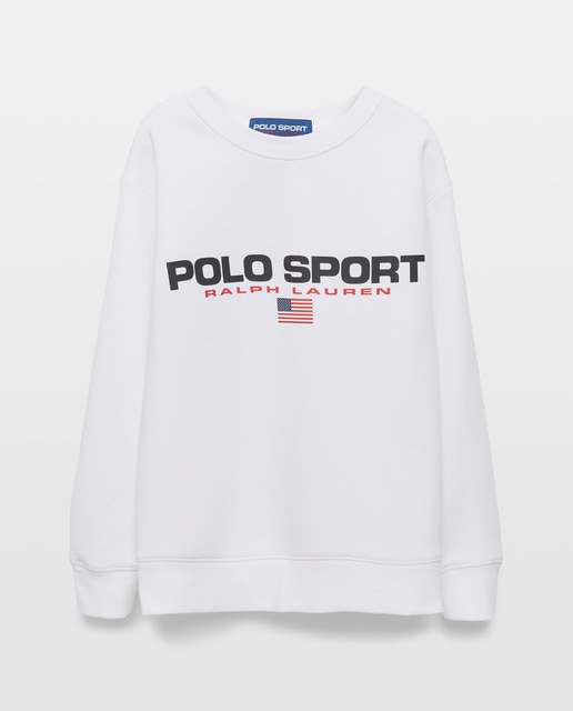 Imagen 0 de Sudadera unisex de felpa con cuello redondo Polo Sport