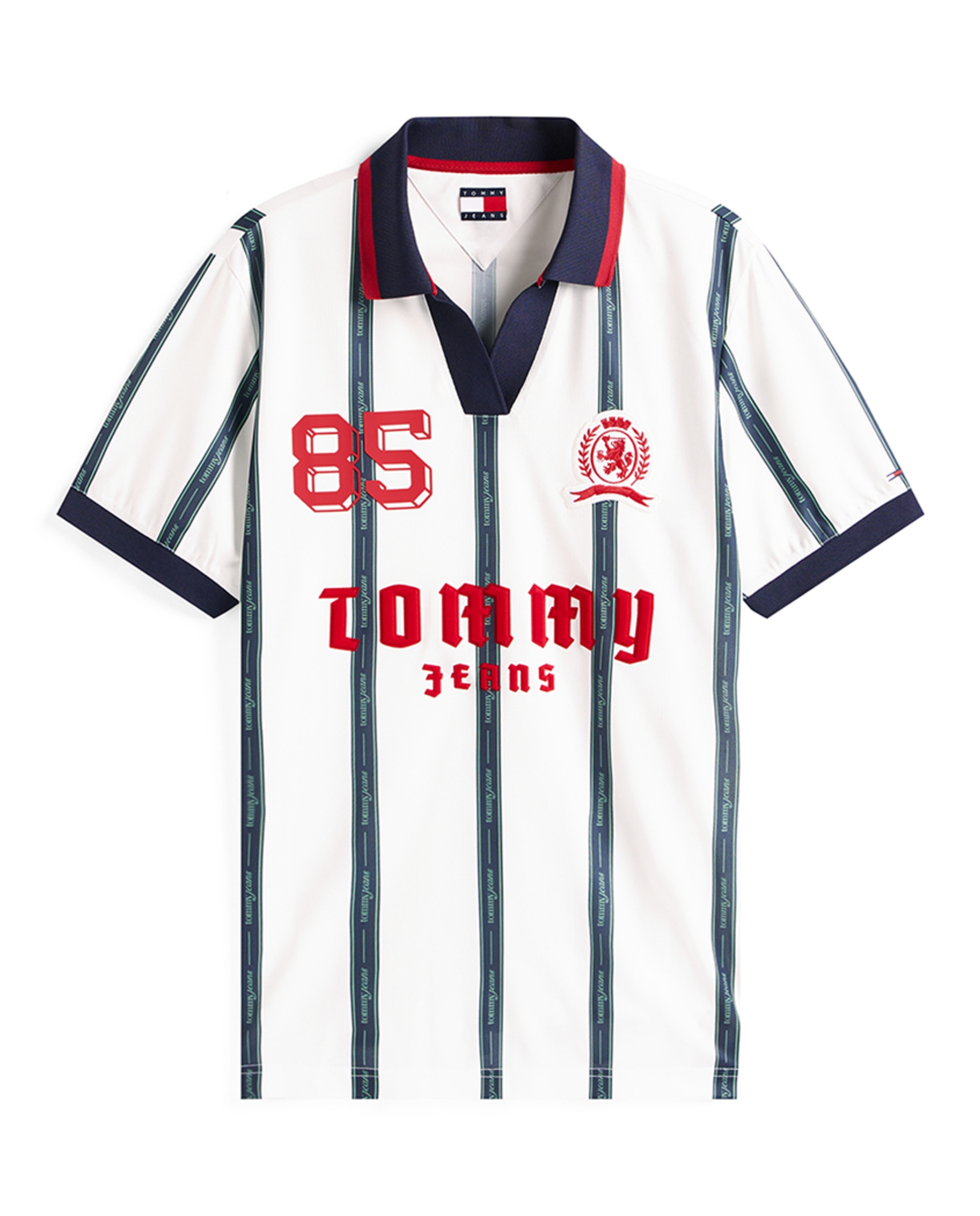 Polo Retro Regular Fit Branco-4