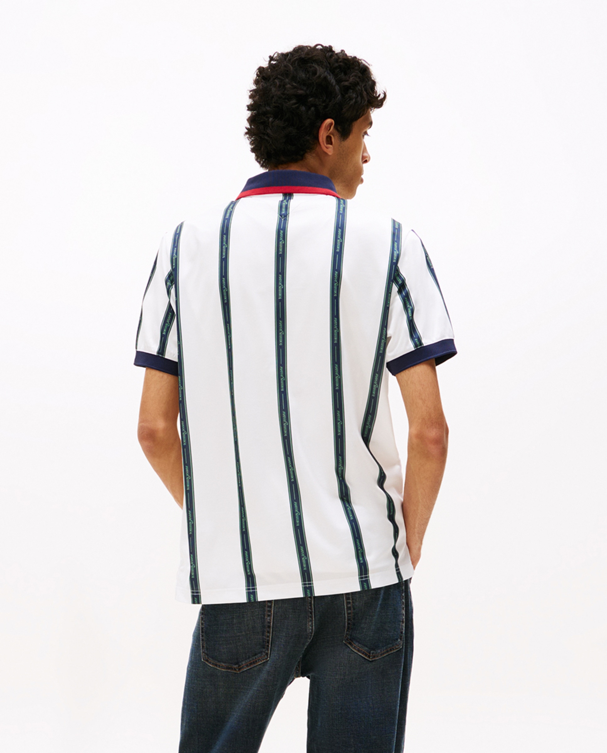 Polo Retro Regular Fit Branco-2