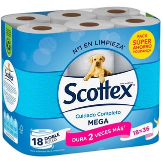 Papel Higiénico Megarolo embalagem 18 unidades - Scottex