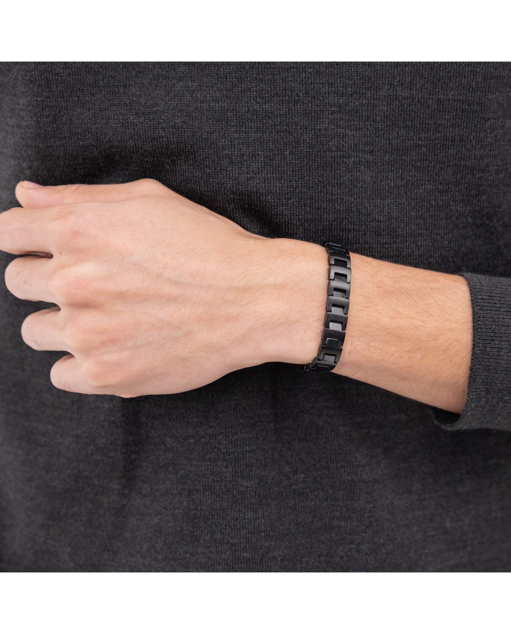 Pulseira Aço CANDOR JEWELRY Black 3