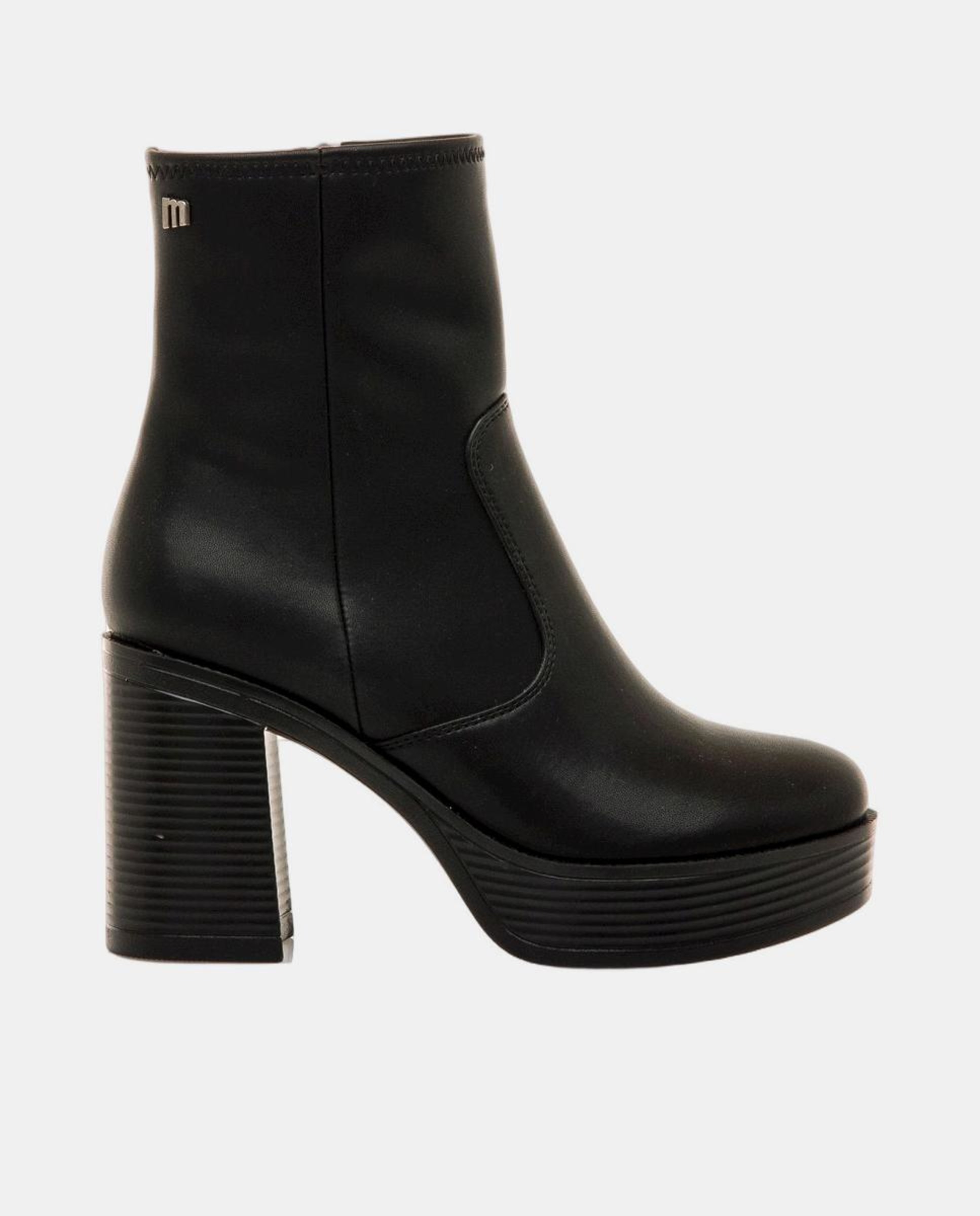 Botins com Design Moderno e Minimalista Preto-1