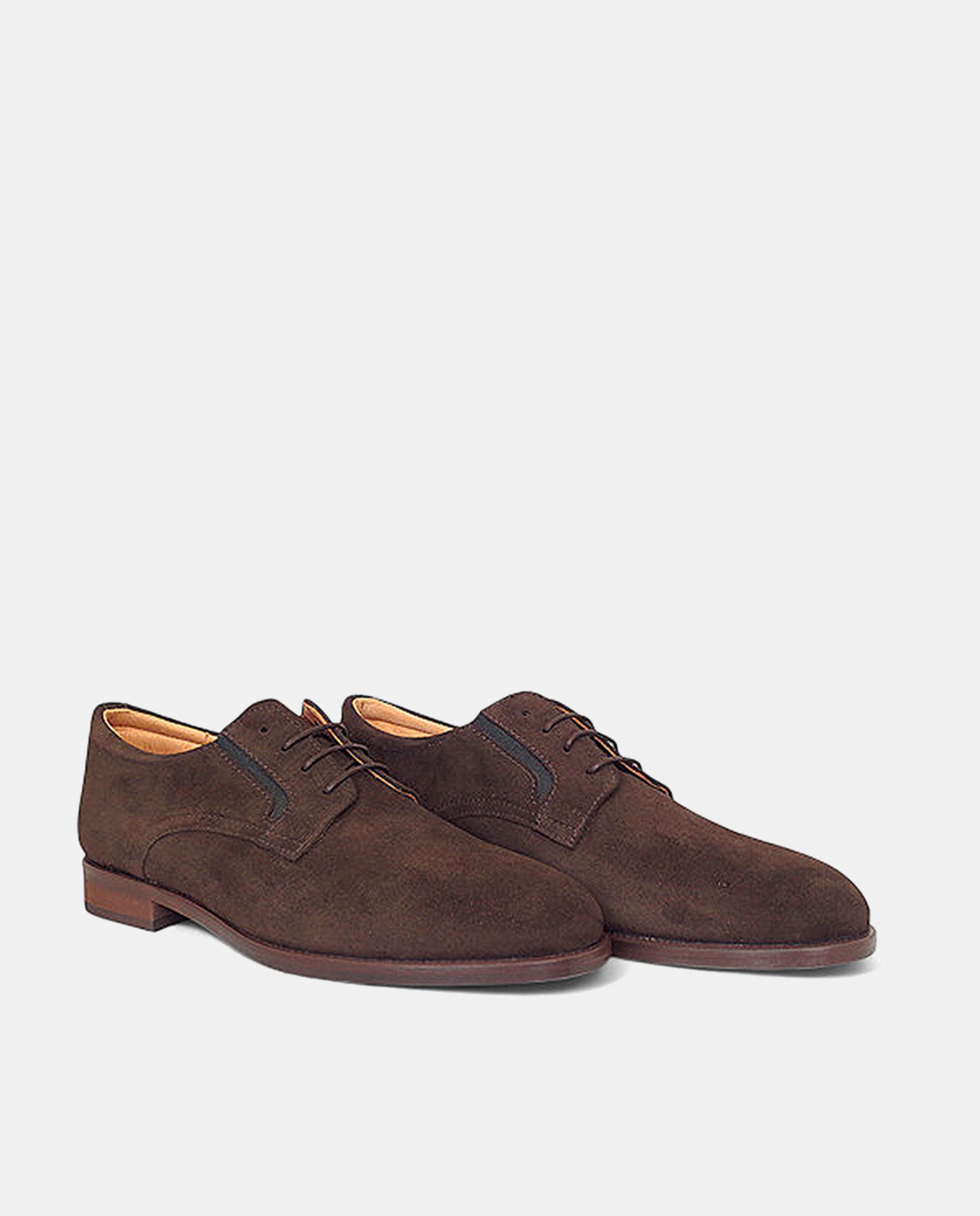 Sapatos Blutcher de Camurça Castanho-escuro-2