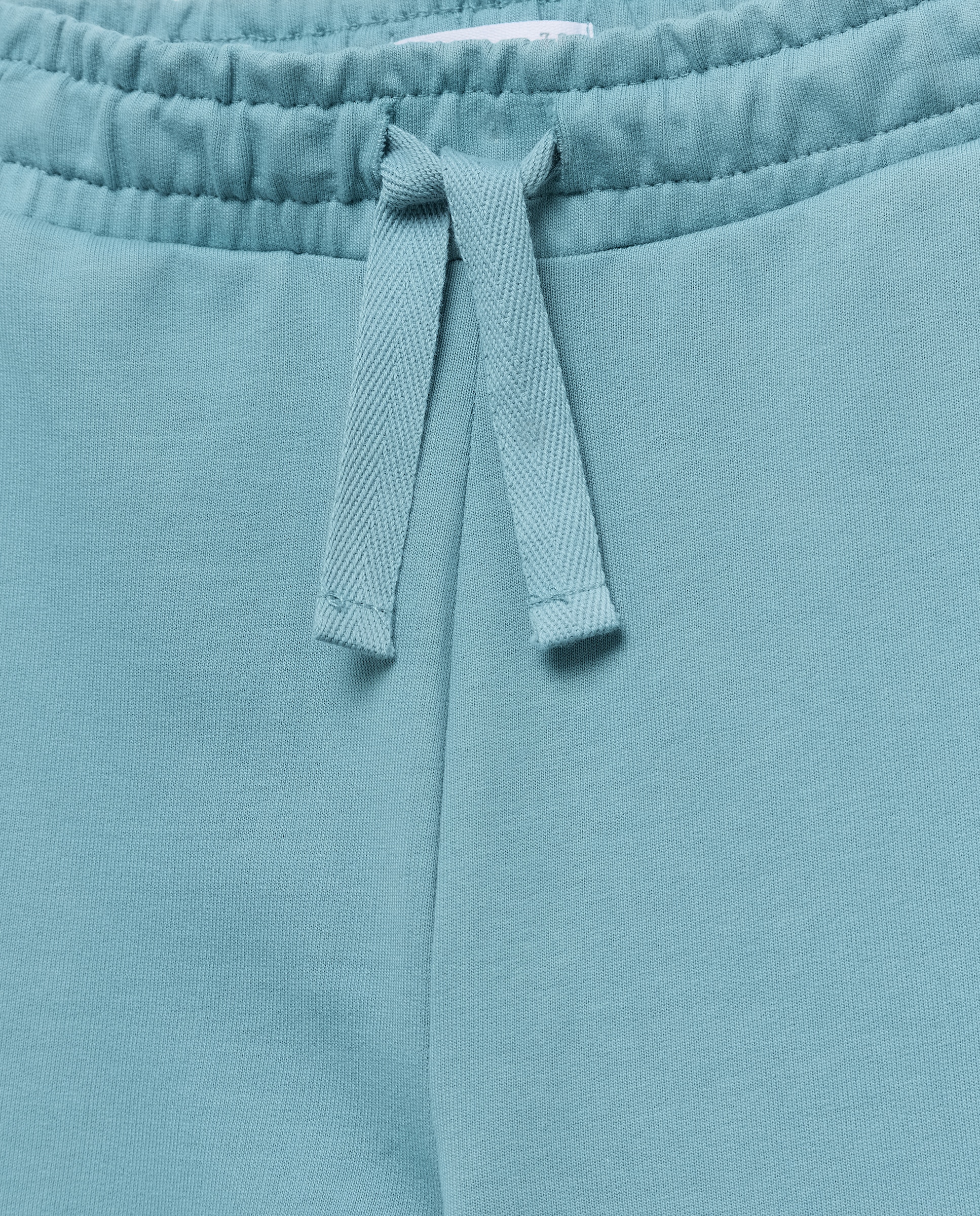 Pantalón felpa niña culot Verde Pato-3
