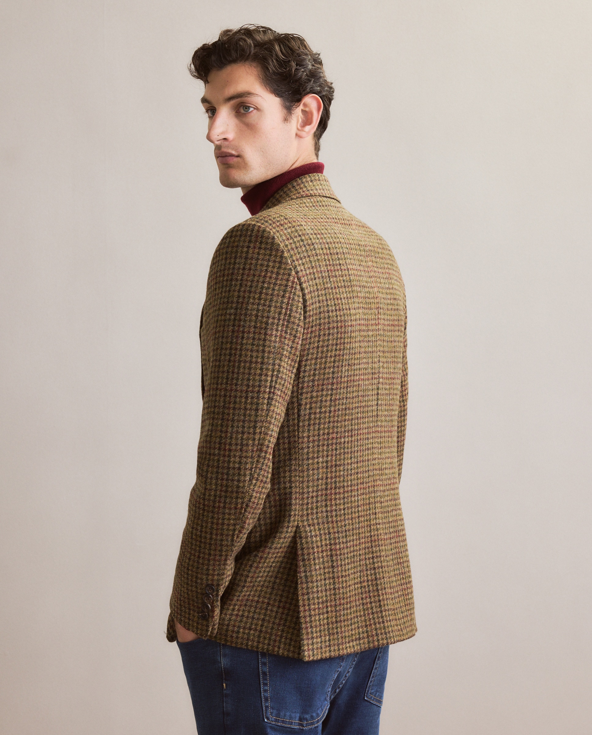 Casaco de homem Caqui-3