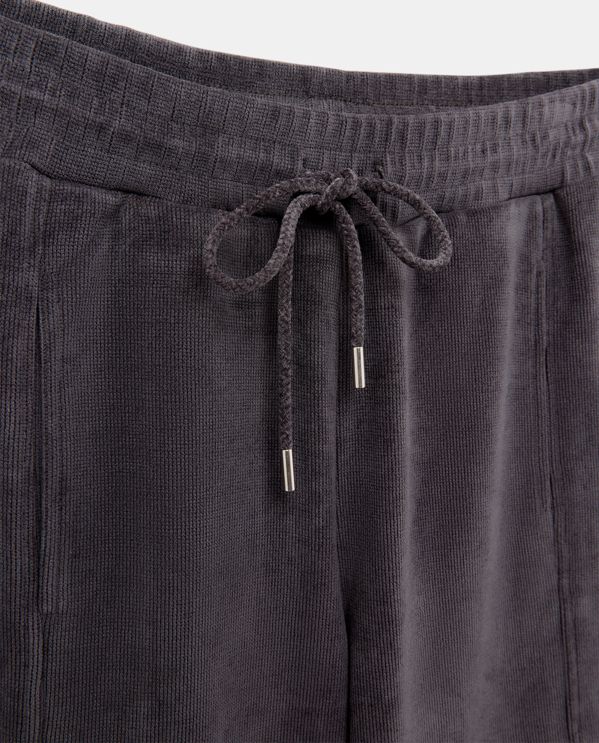 Joggers com Bombazina Elástica Chumbo-5