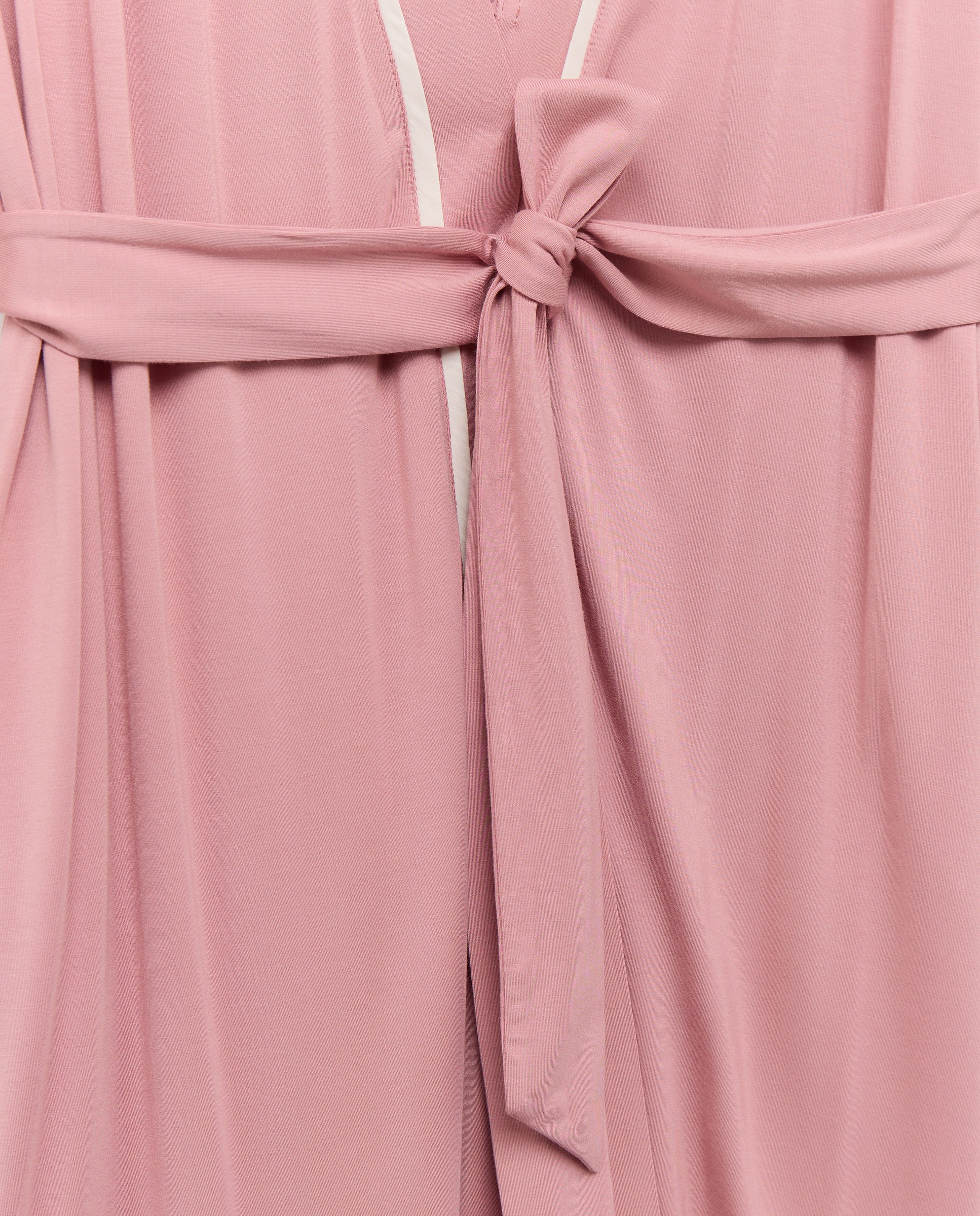 Robe Liso Cruzado Rosa-claro-4