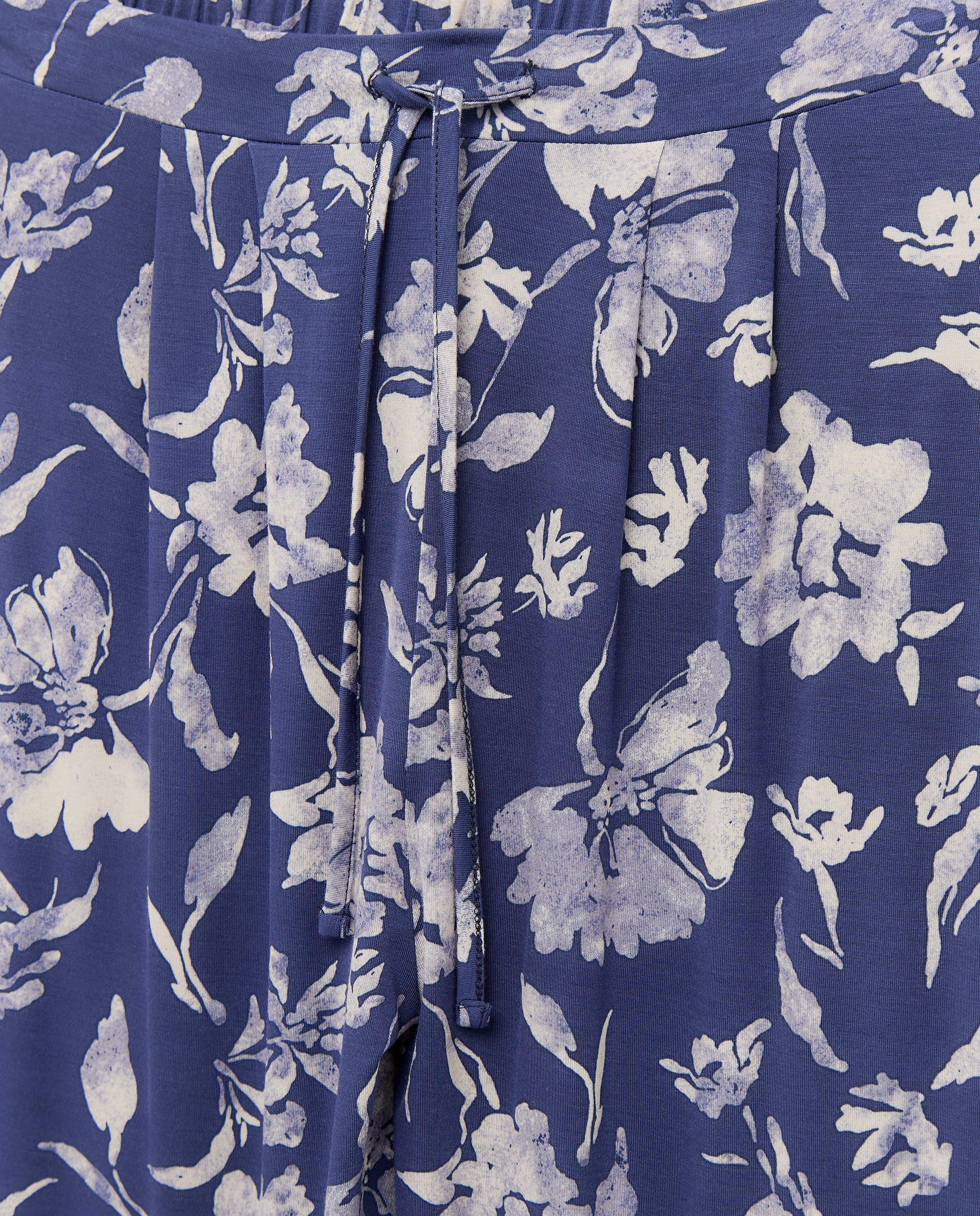 Pijama Camiseiro com Manga Comprida e Estampado Azul-4