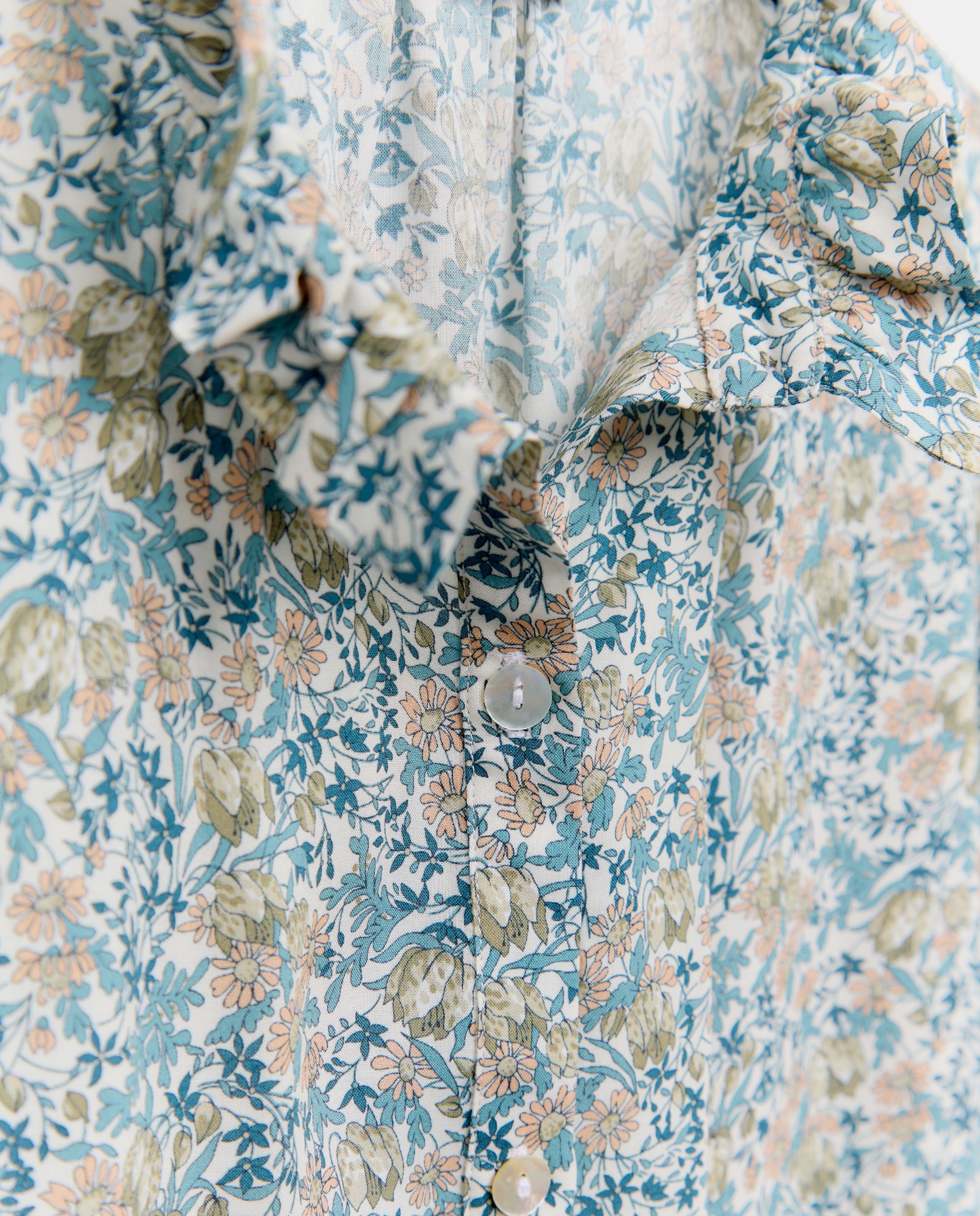 Blusa Liberty com Viscose Azul-5