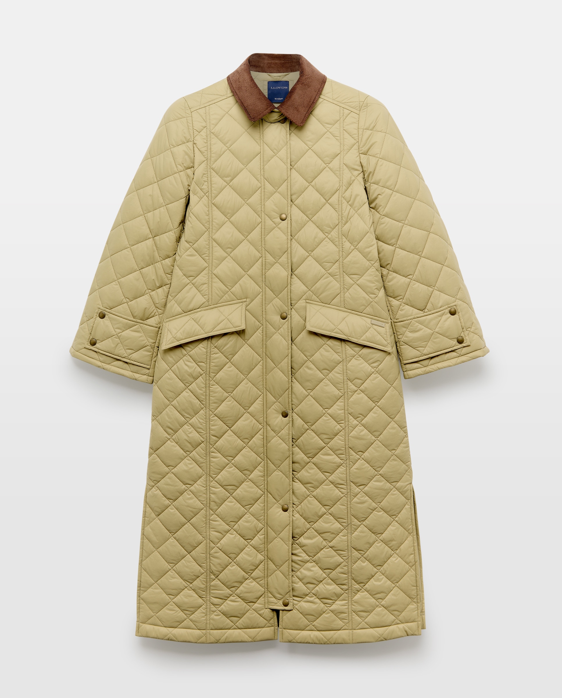 Parka Lisa Comprida 510 Verde Claro-5