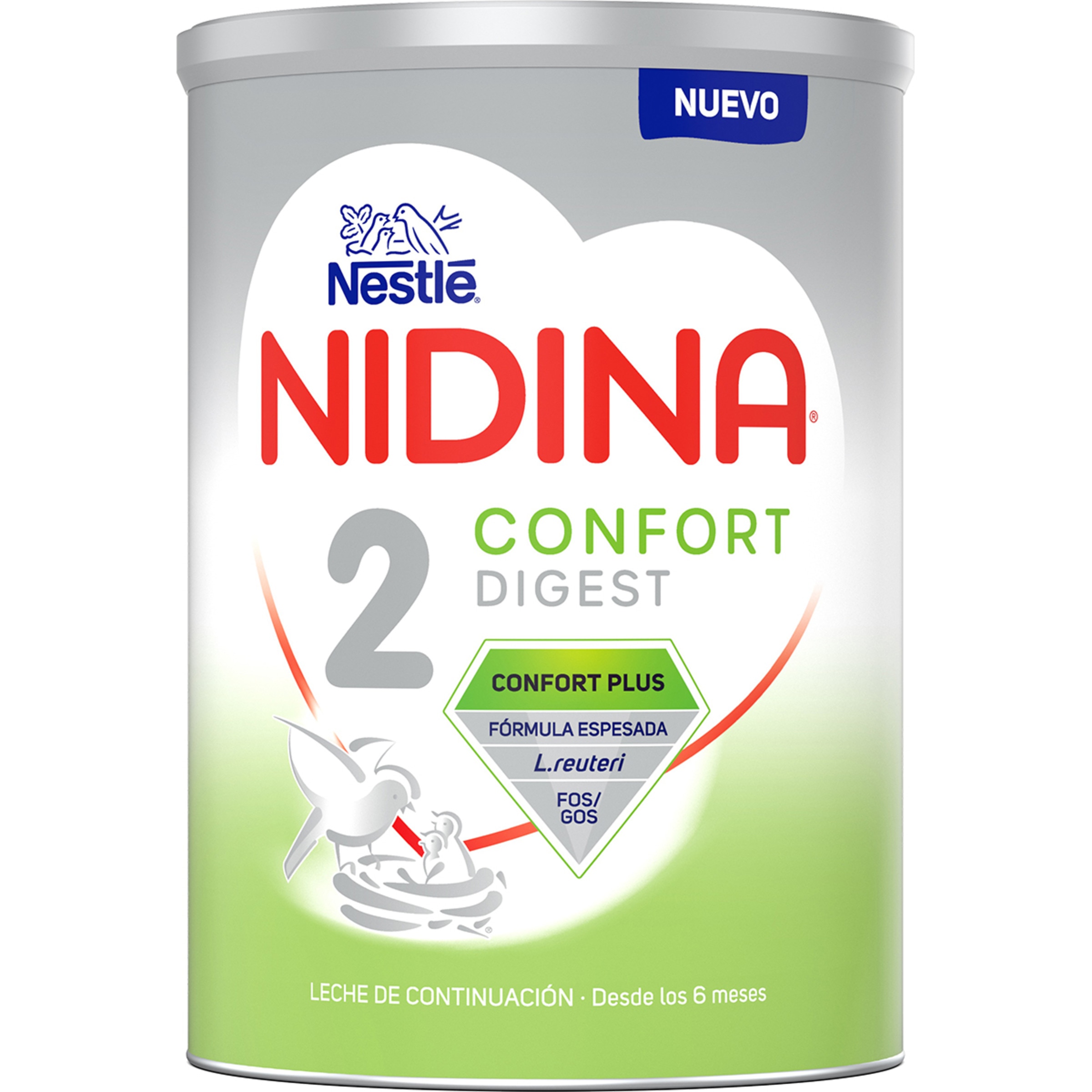 2 leche en polvo de continuación infantil Confort Digest desde 6 meses lata 800 g