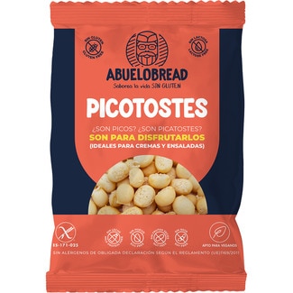 picotostes ideales para cremas y ensaladas sin gluten apto para veganos envase 60 g - Abuelobread