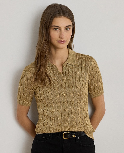 Imagem 0 de Camisola de Malha do Cabo com Manga Curta