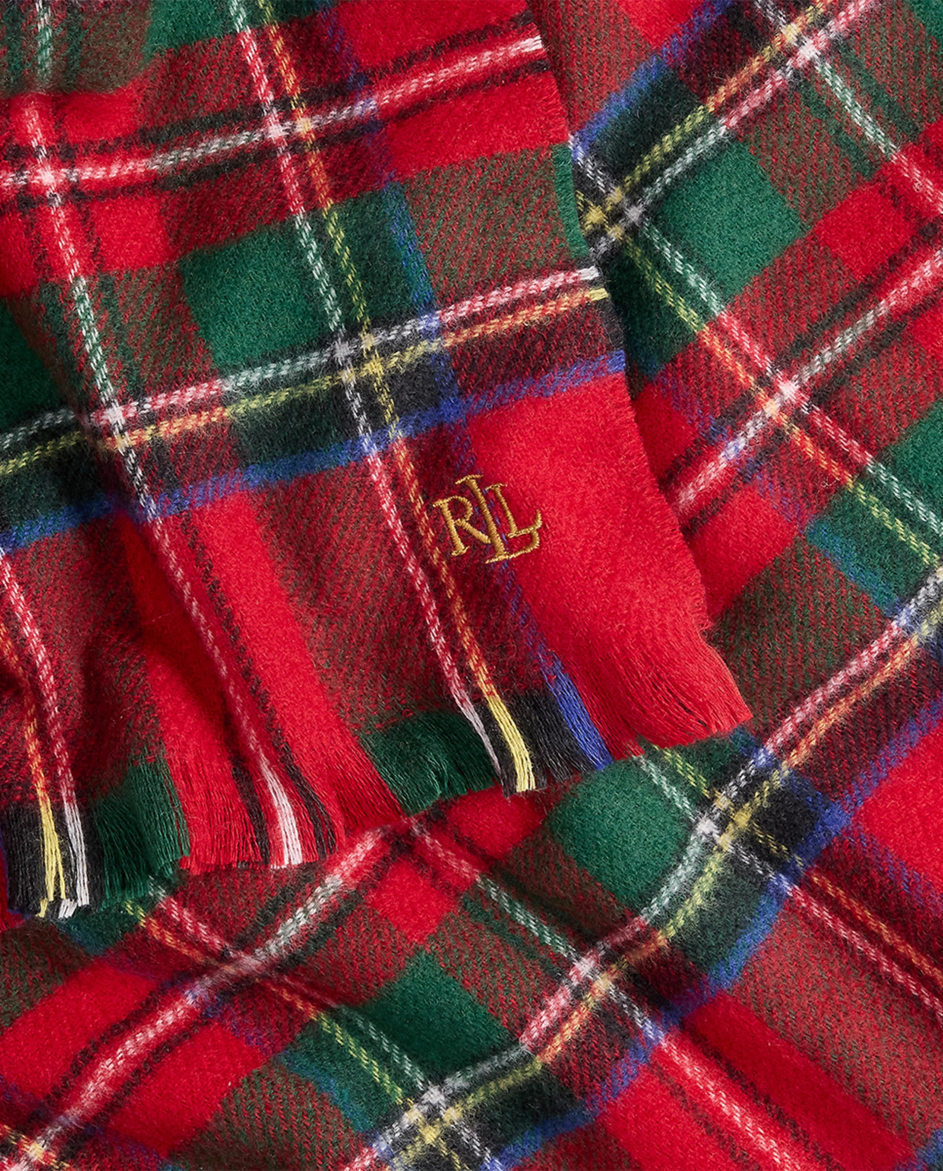 Conjunto de Cachecol e Gorro de Malha Multicolor-2