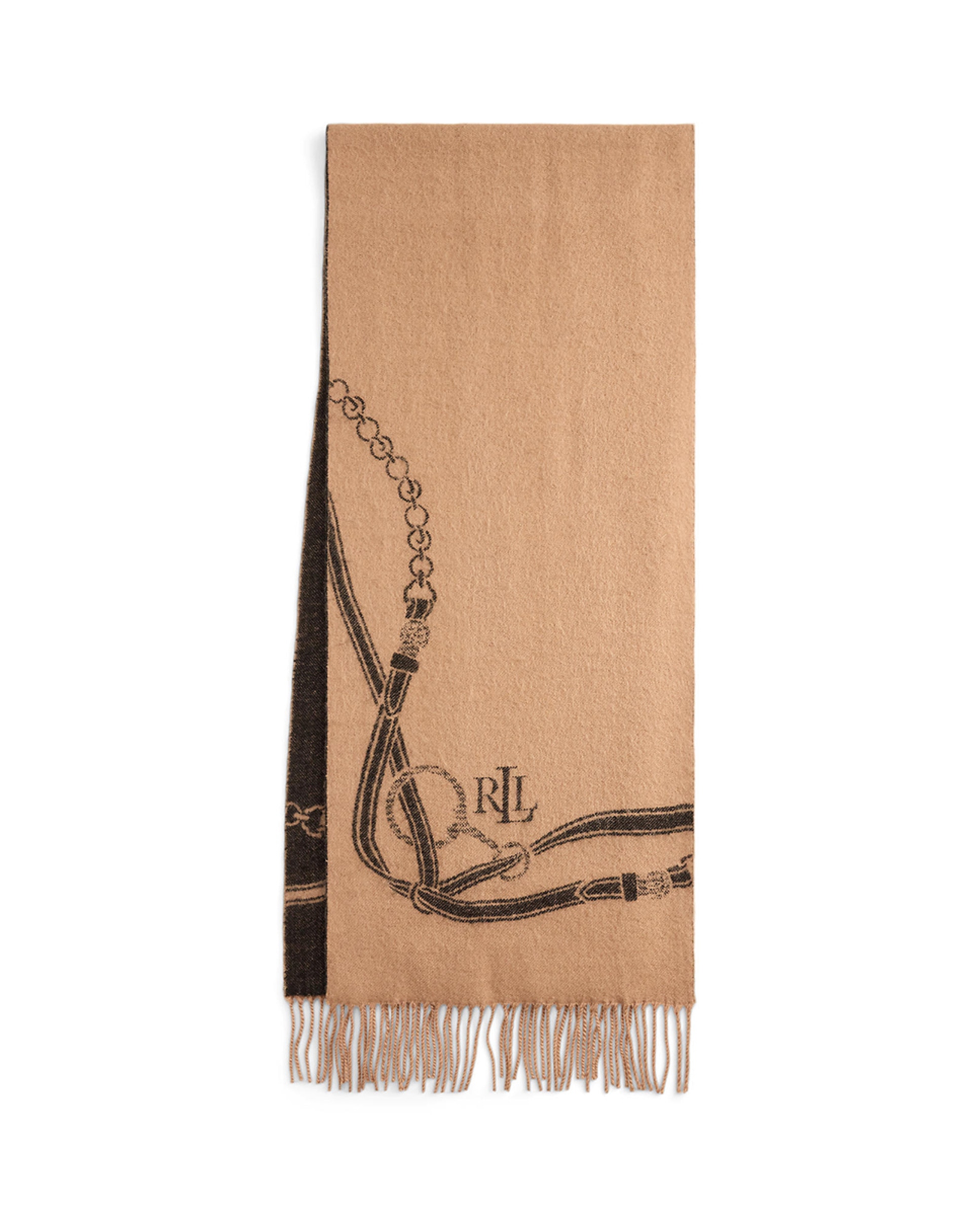 Conjunto de Cachecol e Gorro de Malha Multicolor-2