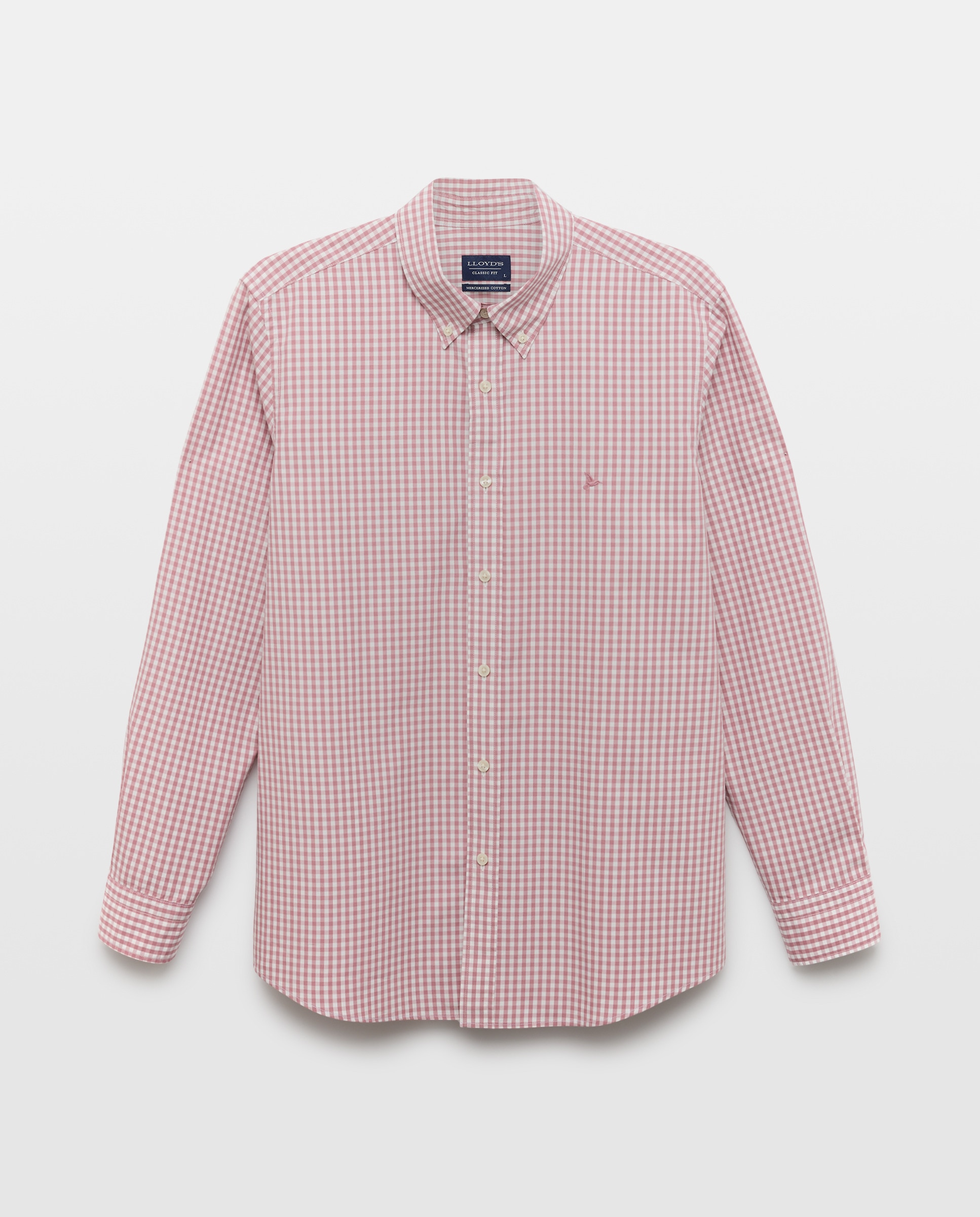 Camisa de Popelina Classic Fit Bordeaux-4