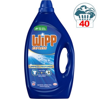 detergente líquido Limpieza Profunda botella 40 dosis - Wipp Express